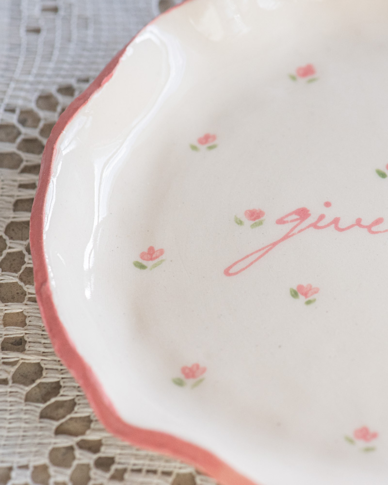 give thanks plate
